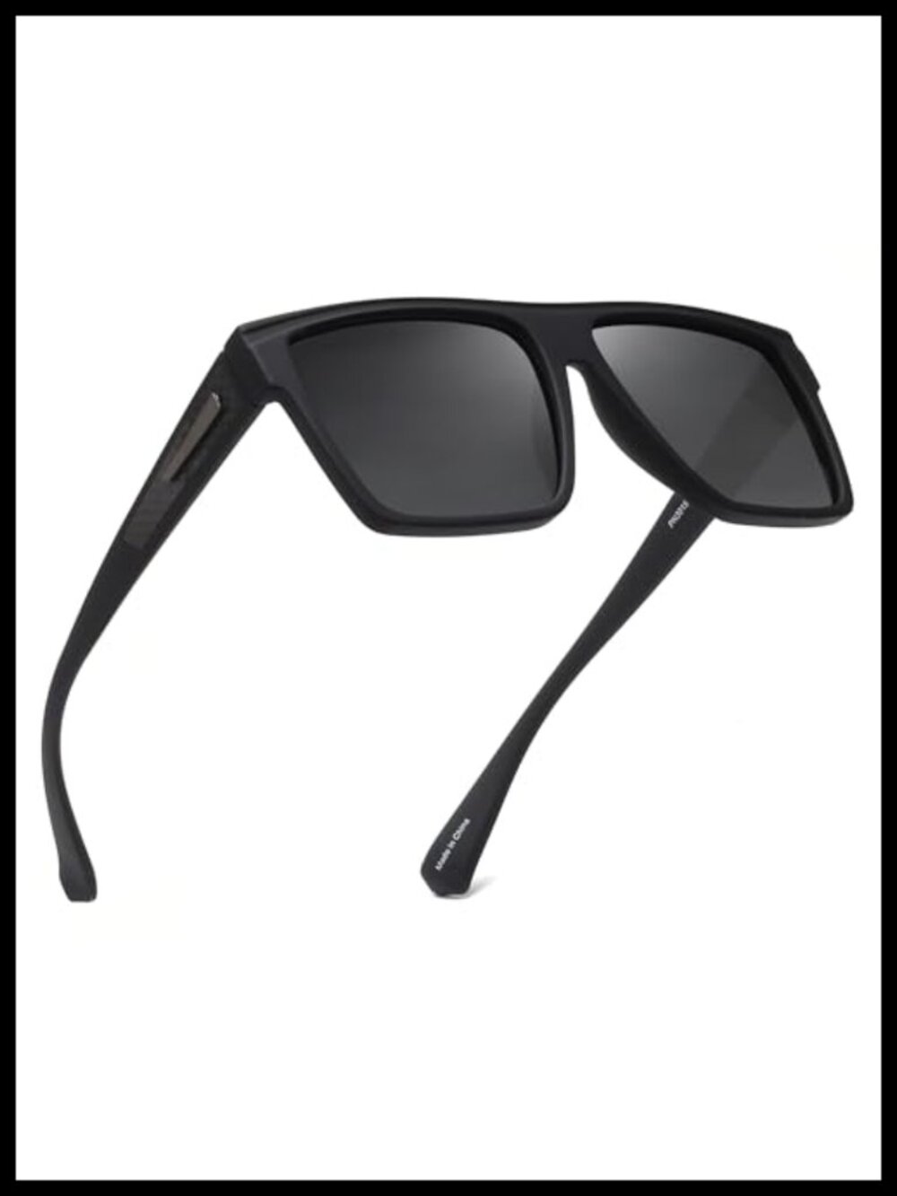 Retro Square Polarized UV400 Sunglasses Women Men Driving Fishing Hiking Golf